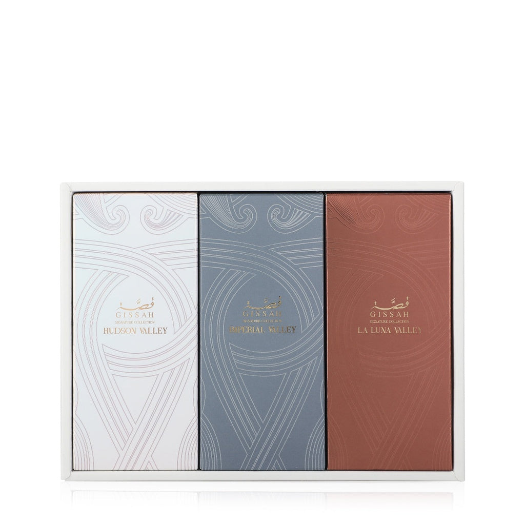 Valleys Set by Gissah Fragrances 3x50ml Sprays